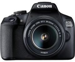 Canon EOS 1500D DSLR Camera Body+ 18-55 mm IS II Lens- Black