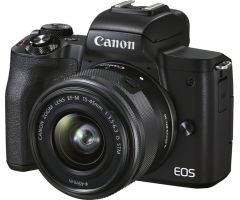 Canon EOS M50 Mark II Mirrorless Camera EF-M15-45mm is STM Lens- Black