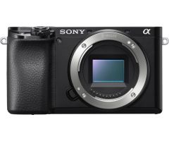SONY Alpha ILCE-6100 APS-C Mirrorless Camera Body Only Featuring Eye AF and 4K movie recording- Black