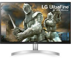 LG 27 (68.58cm) 4K Ultra HD IPS Panel White Colour Monitor