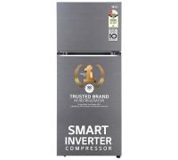 LG 322 L 3 Star Frost-Free Smart Inverter Double Door Refrigerator - Dazzle Steel, GL-S342SDSX
