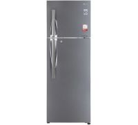 LG 335 L Frost Free Double Door 2 Star Refrigerator- Shiny Steel, GL-S372RPZY