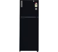 realme TechLife 308 L Frost Free Double Door 3 Star Refrigerator- Black Uniglass, 310JF3RMBG