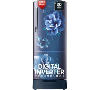 SAMSUNG 183 L Direct Cool Single Door 4 Star Refrigerator with Base Drawer  with Digital Inverter- Camellia Blue, RR20C1824CU/HL