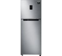SAMSUNG 336 L Frost Free Double Door 3 Star Refrigerator- Ez Clean Steel - Silver, RT37A4633SL/HL