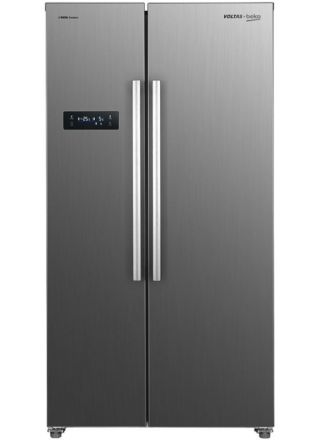 Voltas Beko 472 L Direct Cool Side by Side Inverter Technology Star Refrigerator- INOX, RSB495XPE