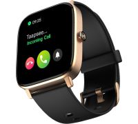 Noise ColorFit Icon 2 1.8 Display, Bluetooth Calling, AI Voice Assistance Smartwatch- Glossy Black Strap, Regular