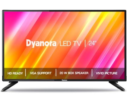 Dyanora 60 cm 24 inch  Ready LED TV with Noise - DY-LD24H0N