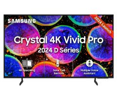 Samsung UA65DUE77AKLXL 163 cm 65 inches D Series Crystal 4K Vivid Pro Ultra HD Smart LED TV  Black
