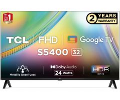 TCL 80.04 cm 32 inch  HD LED Smart Google TV32S5400 - 32S5400