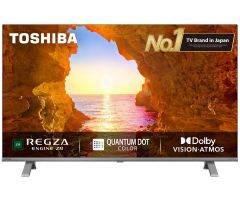 Toshiba  43C450ME 108 cm 43 inches REGZA Engine ZR Series 4K Ultra HD Smart QLED TV Silver