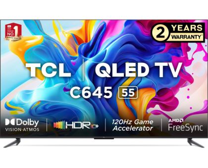 Best Price For TCL C645 139 cm 55 inch Ultra HD 4K - 55C645 price in India,  Best Reviews & Features