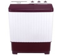 InnoQ 7.5 kg Tubo Wash Technology with Jet Dryer Semi Automatic Top Load Maroon, White- IQ-Turbo-P