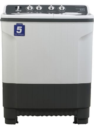 Lloyd by Havells 8 kg Semi Automatic Top Load Washing Machine Grey, White- GLWMS80IDDGAC